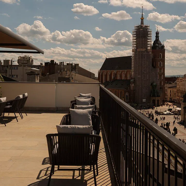 Sky Bar de l'hôtel Stary, Cracovie